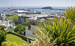 view of St Peter Port from Guernsey