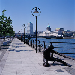 quay side view of the Liffe Dublin