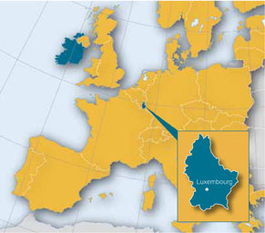 Map of Luxembourg