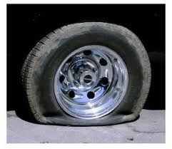 Flat tyre