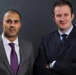 Hamid Parsa, director of sales/business development, and Michael Sanders, chief executive, Alceda