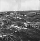 Stormy sea water
