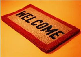 Welcome mat