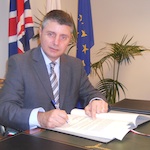 Hon Gilbert Licudi, Gibraltar’s minister with responsibility for financial services