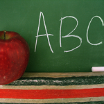 ABC in chalkboard