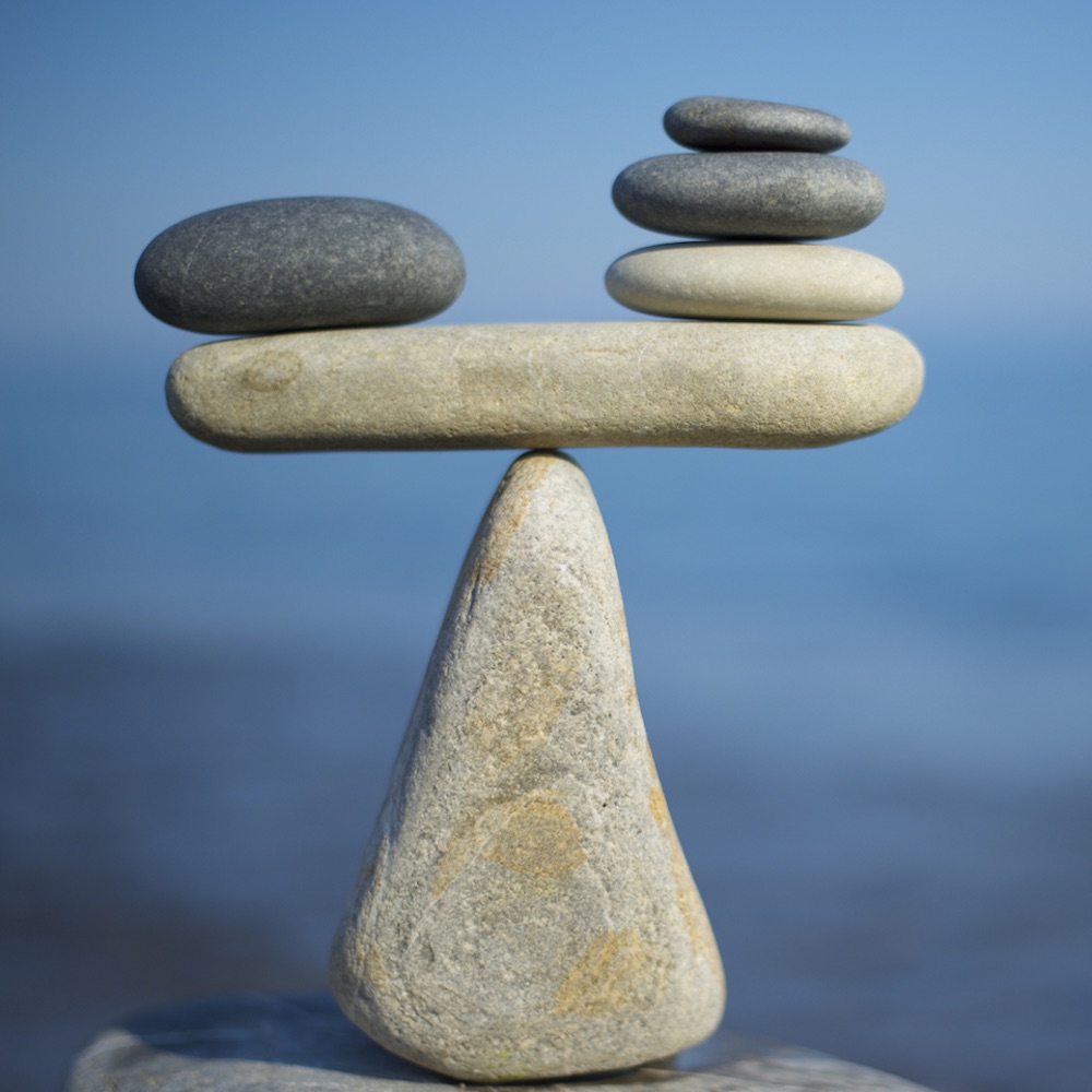 Balancing pebbles