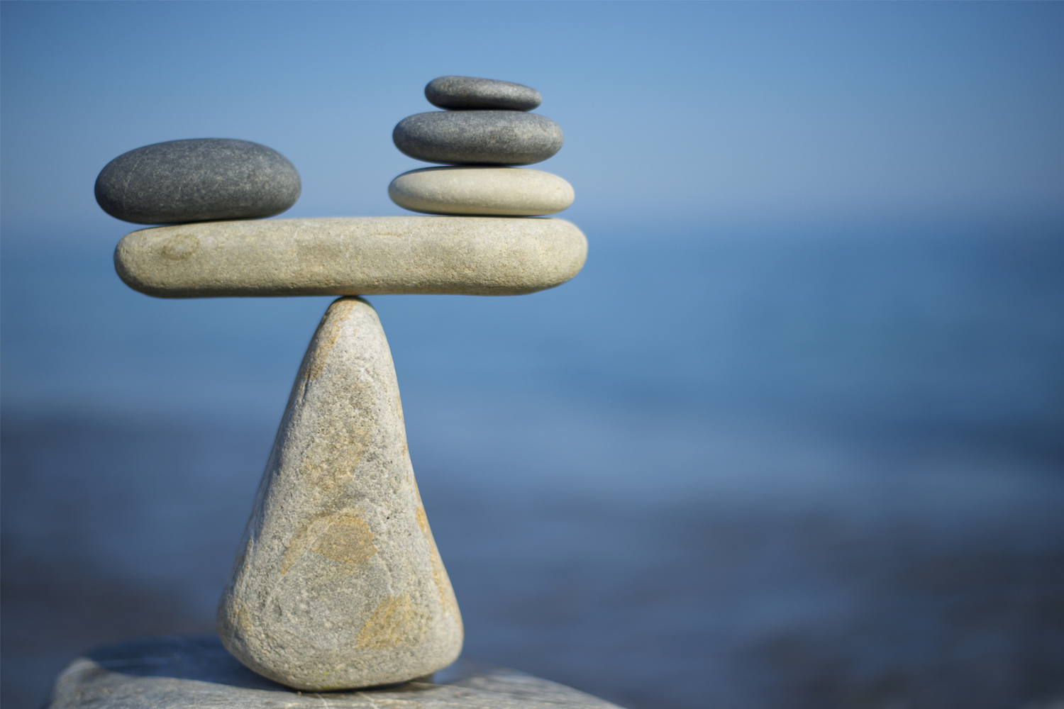 Balancing pebbles