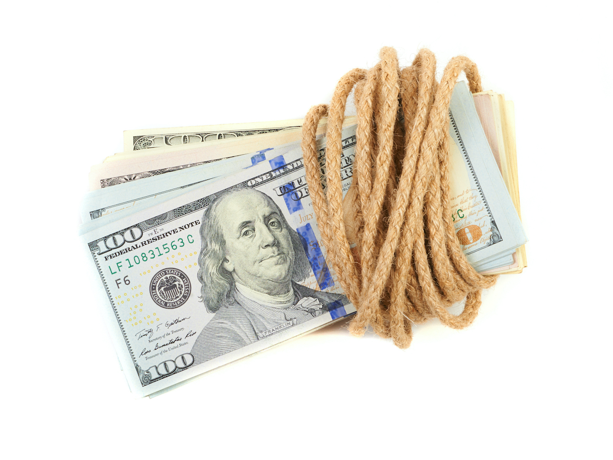 Tied up cash