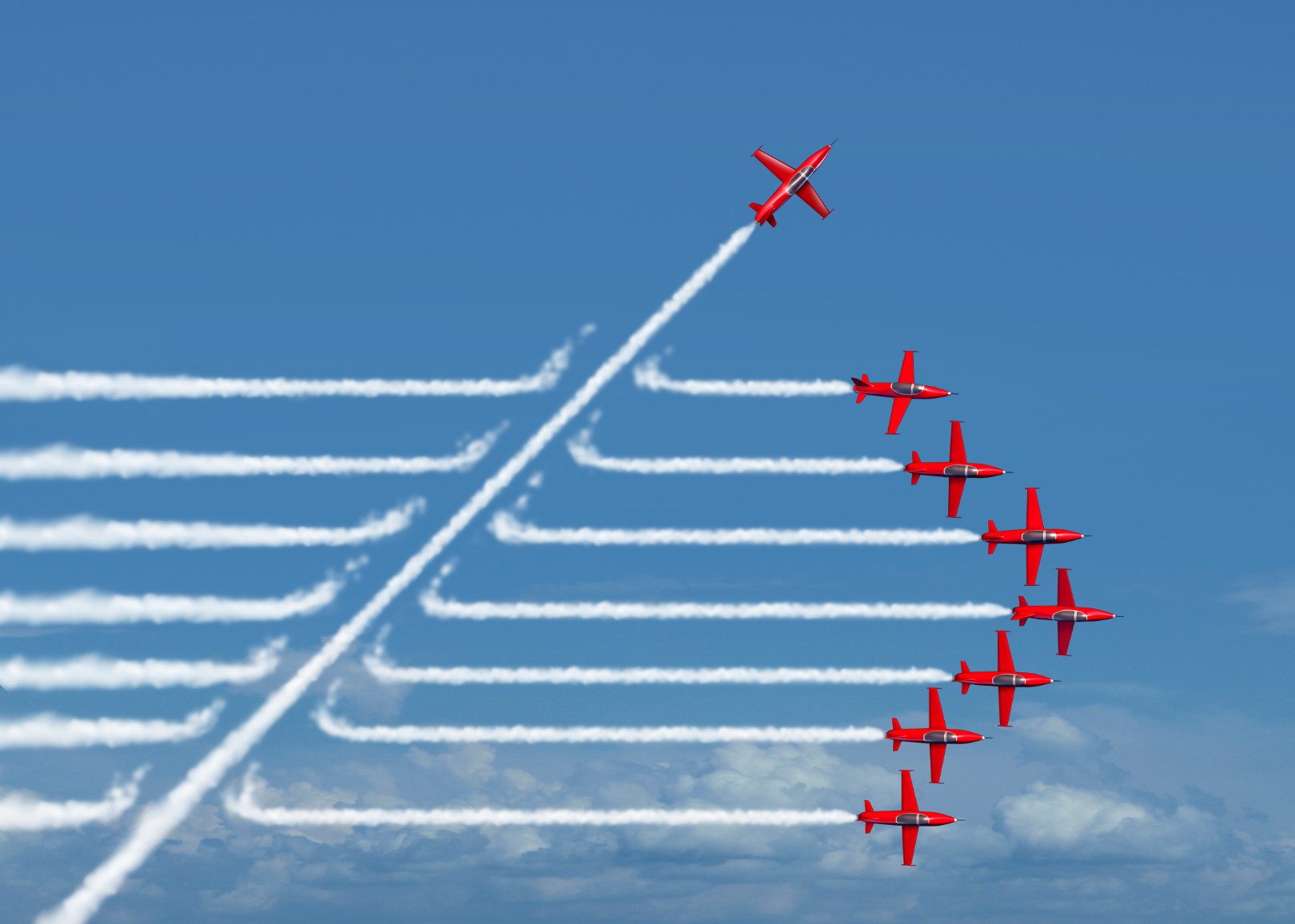 Red Arrows planes