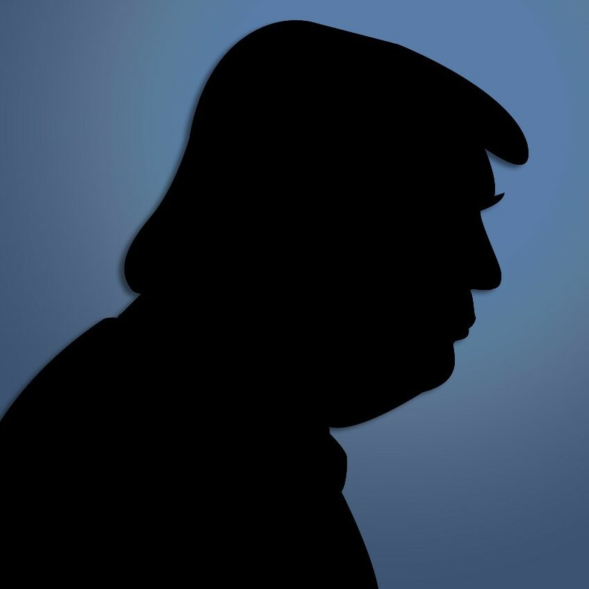 Donald Trump silhouette