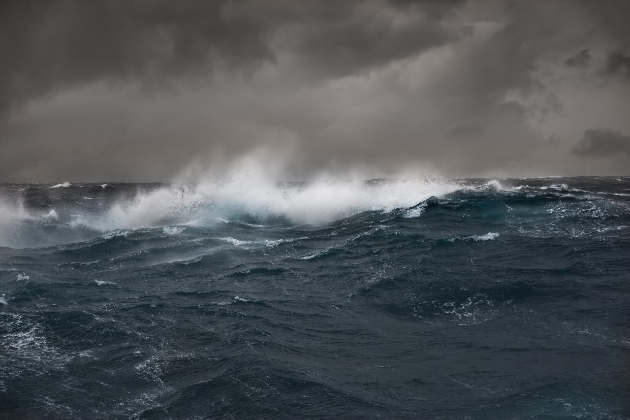 Stormy seas