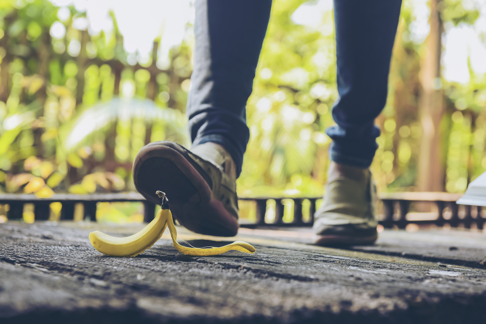 Banana skin